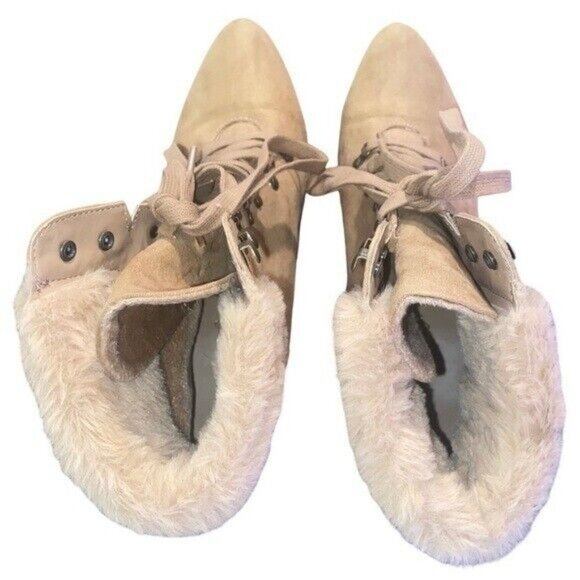 Bamboo Women’s Fur Boots Size 9 - Picture 6 of 12